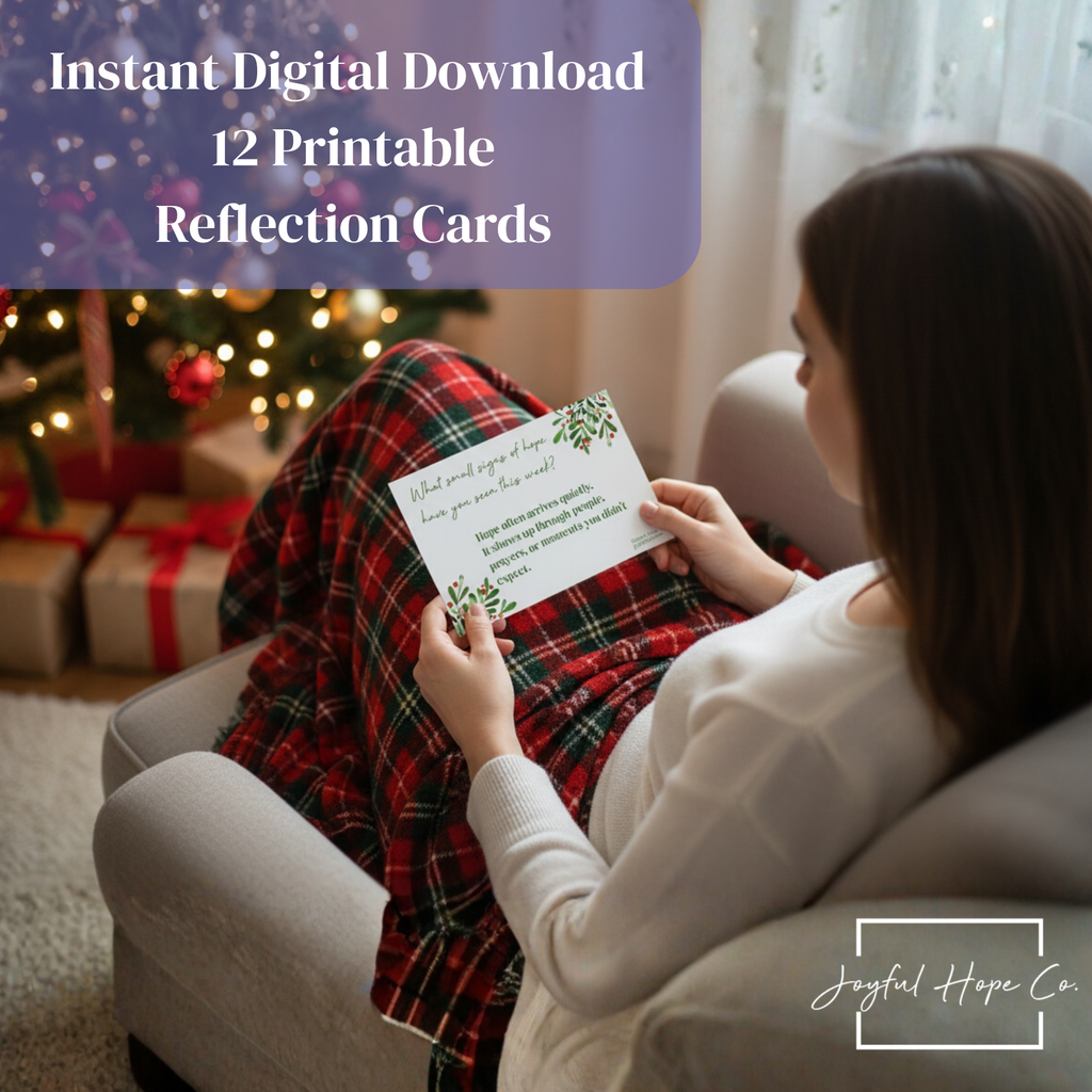 The Joyful Pause Advent Reflection Cards: 12 Prompts for Waiting with Hope
