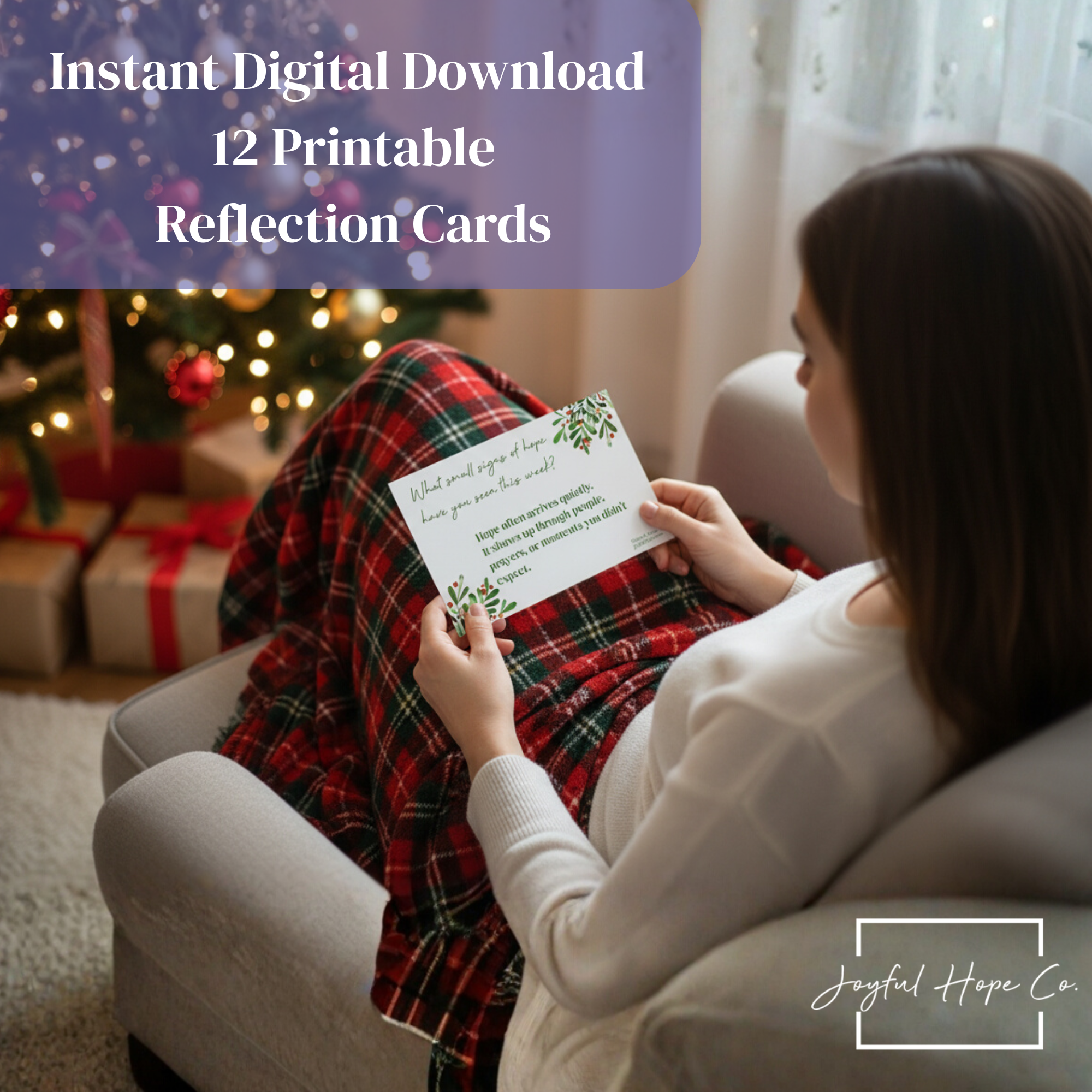 The Joyful Pause Advent Reflection Cards: 12 Prompts for Waiting with Hope